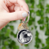 Porte-clés Eagle et porte - clé de drapeau (main)