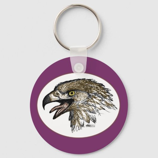 Porte-clés Eagle hurle (Recto)
