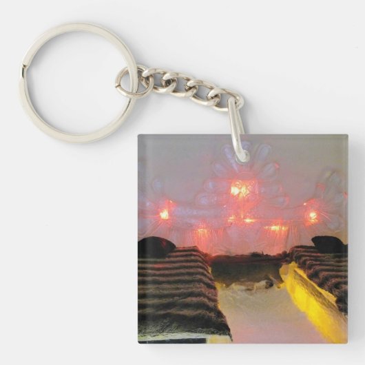 Porte-clés Eagle Room à l'Hôtel de Glace, Québec, Canada (Devant)