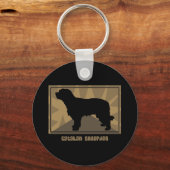 Porte-clés Earthy Catalan Sheepdog (Recto)