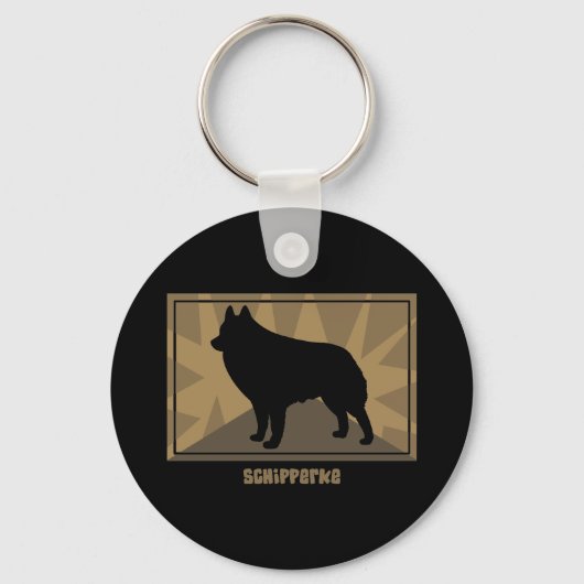 Porte-clés Earthy Schipperke (Recto)