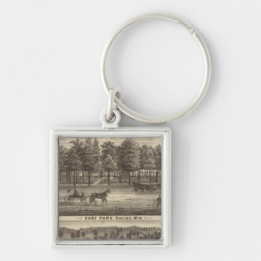 Porte-clés East Park, Racine et Oakland Farm (Devant)