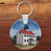 Porte-clés East Point Lighthouse, New Jersey Keyring (Recto)