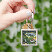 Porte-clés East Rock Park Vue sur le jardin Rose Pardee (main)