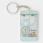 Porte-clés Easter Acrylic Rectangular double side Keychain  (Devant)