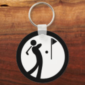 Porte-clés Eat Sleep Golf (Recto)