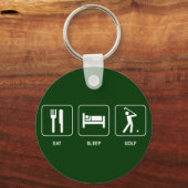Porte-clés Eat Sleep Golf Keychain (Recto)