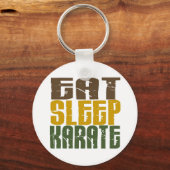 Porte-clés Eat Sleep Karate 1 (Recto)