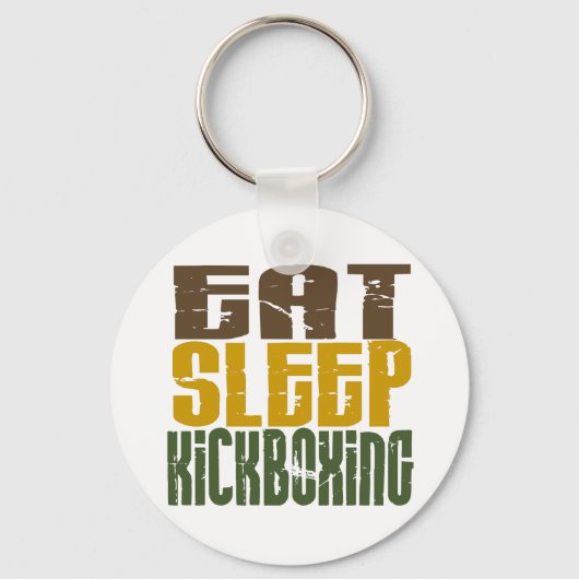 Porte-clés Eat Sleep Kickboxing 1 (Recto)
