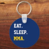 Porte-clés Eat Sleep MMA (Recto)