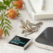 Porte-clés Eat Sleep Stop Buts Répéter - Goalkeeper Cadeau (Côté)