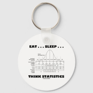 Porte-clés Eat Sleep ... Think Statistics