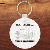 Porte-clés Eat Sleep ... Think Statistics (Recto)