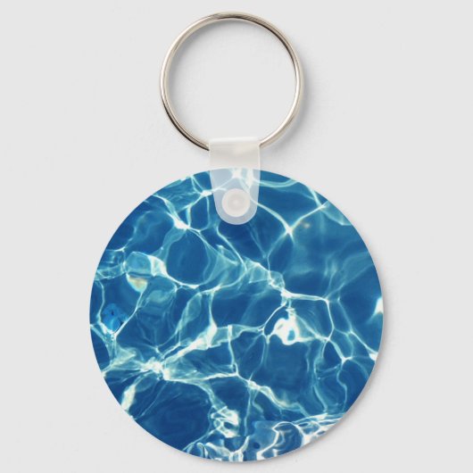 Porte-clés Eau bleue étincelante (Recto)