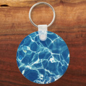 Porte-clés Eau bleue étincelante (Recto)