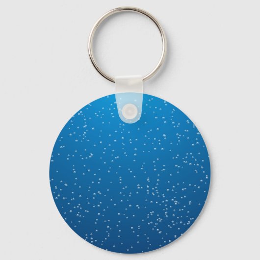 Porte-clés Eau bleue profonde et bulles TIny (Recto)