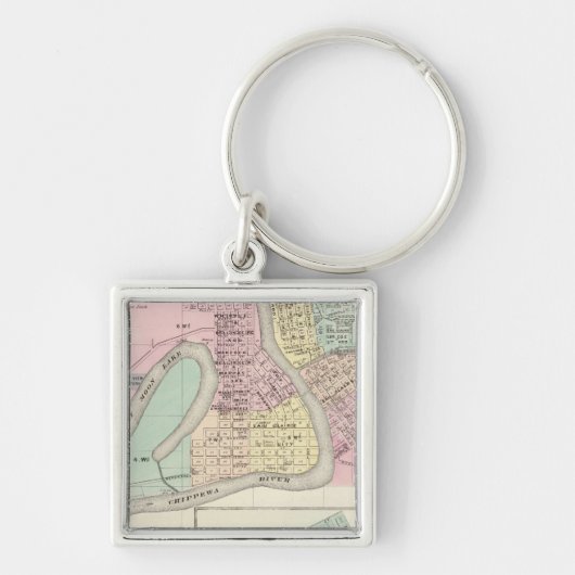 Porte-clés Eau Claire et Medford (Devant)