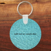 Porte-clés eau dans une piscine (Recto)