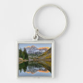 Porte-clés Eau | Maroon Bells Lake Aspen Trees (Devant)