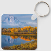 Porte-clés Eau | Oxbow Bend Jackson Wyoming (Dos)