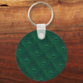 Porte-clés Eau sur métal vert (Recto)
