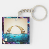 Porte-clés "Eaux calmantes" (Dos)