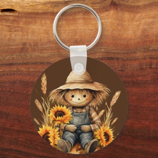 Porte-clés Écart avec tournesol (Recto)