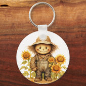 Porte-clés Écart avec tournesol (Recto)