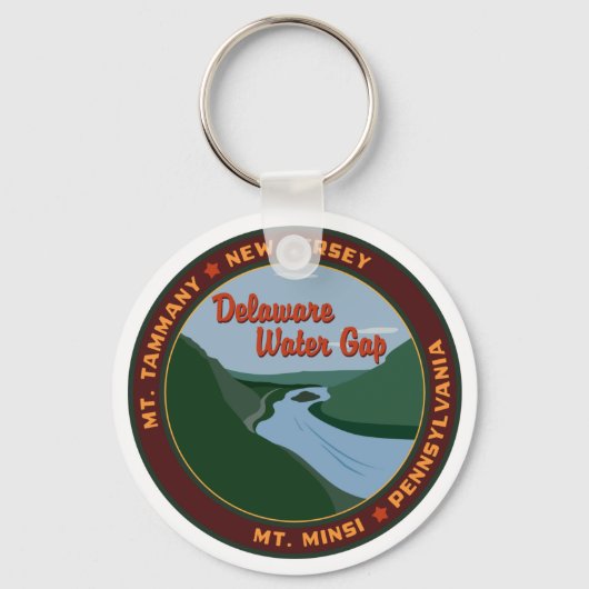 Porte-clés Écart d'eau du Delaware - Porte - clé (Recto)