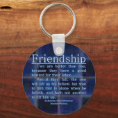 Porte-clés Ecclésiaste 4:9-10 (Recto)