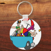 Porte-clés Echapper à la plage (Recto)