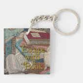 Porte-clés Échapper Avec Un Livre Porte - clé À Deux Côtés (Dos)
