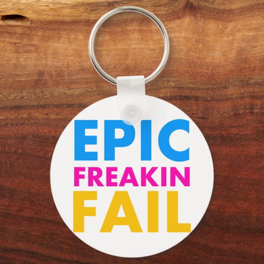 Porte-clés Échec épique (Recto)