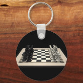 Porte-clés Echecboard avec pièces d'échecs : Porte - clé (Recto)