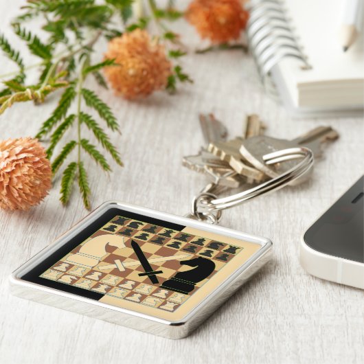 PORTE-CLÉS ÉCHECS (Côté)