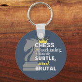 Porte-clés Échecs - Artistique subtil (Recto)