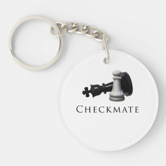 Porte-clés Échecs d'échec et mat (Devant)