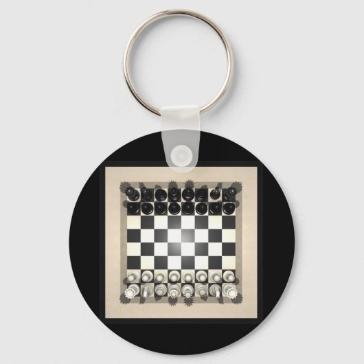Porte-clés Échecs et pièces d'échecs : Porte - clés (Recto)