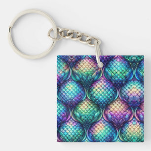 Porte-clés Échelles aquatiques colorées/irisées