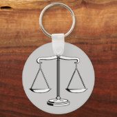 Porte-clés Échelles de justice | Droit (Recto)