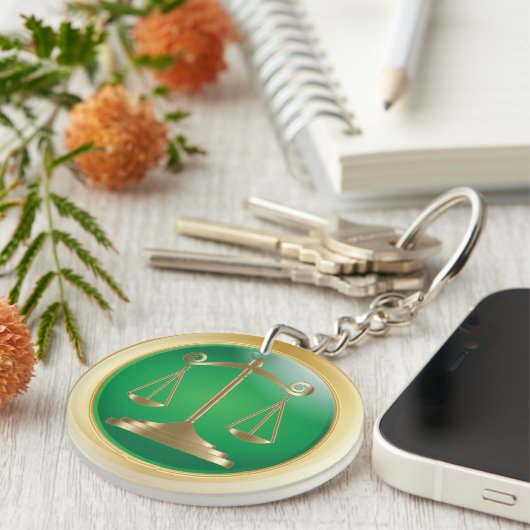 Porte-clés Échelles de justice | Droit (Devant droit)