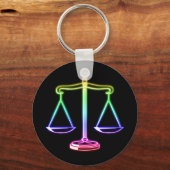 Porte-clés Échelles de justice | Droit (Recto)