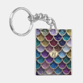Porte-clés Échelles de Parties scintillant de verre de sirène (Devant gauche)