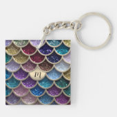 Porte-clés Échelles de Parties scintillant de verre de sirène (Dos)