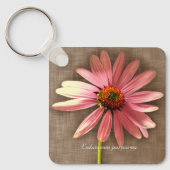 Porte-clés Échinacée pourpre Echinacea purpurea (Recto)