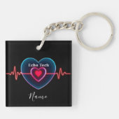 Porte-clés Echo Tech | Bouton | EKG (Dos)