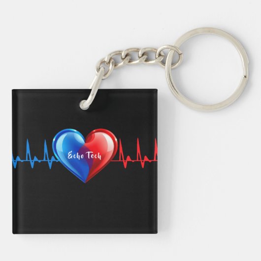 Porte-clés Echo Tech- Cardiac Sonographer (Dos)