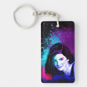 Porte-clés Éclaboussure de couleur
