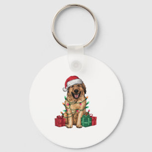 Porte-clés Éclairage de Noël chapeau berger anatolien Chien C