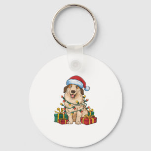 Porte-clés Éclairage de Noël chapeau berger anatolien Chien C